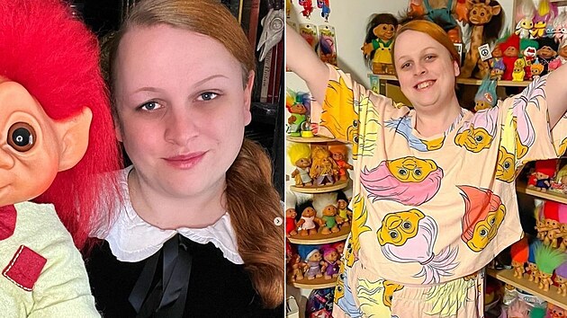 �ena je posedl� sb�r�n�m troll�.