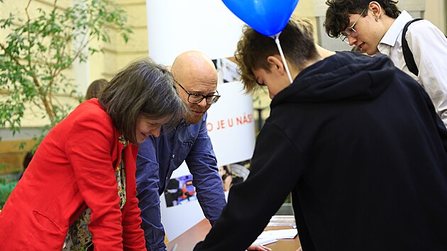 Stnek MF DNES a iDNES.cz v rmci Multimedilnho dne na Fakult socilnch studi Masarykovy univerzity v Brn. (22. listopadu 2024)