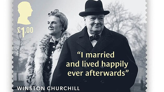 Britsk� Spole�nost Royal Mail pr�v� vyd�v� sadu osmi zn�mek p�i p��le�itosti 150. v�ro�� narozen� sira Winstona Churchilla. (20. listopadu 2024)