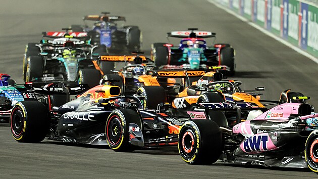 Velk� cena Las Vegas kr�tce po startu.