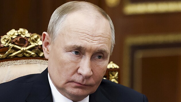 Rusk dikttor Vladimir Putin oznmil raketov tok na ukrajinsk msto Dnipro. (21. listopadu 2024)