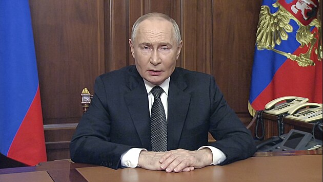 Rusk� dikt�tor Vladimir Putin (21. listopadu 2024)