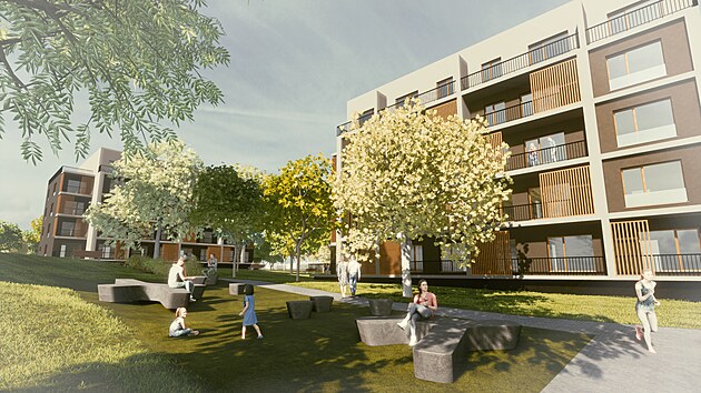 Soukrom developer m v nsledujcch letech vystavt 132 novch bytovch jednotek v esti bytovch domech.