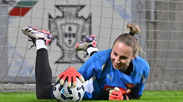 Brankka Barbora Votkov na trninku v Portu