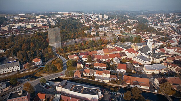 Sou��st� lokality Svit m��e b�t dle n�vrhu i v��kov� budova.