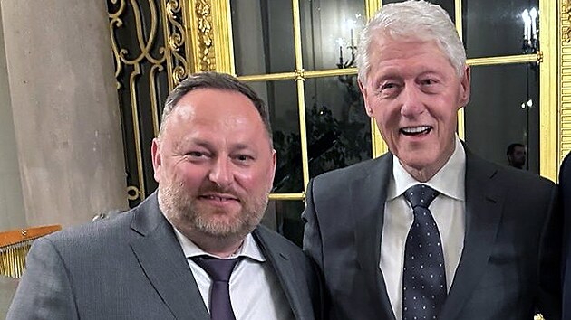 Roman Stank s Billem Clintonem