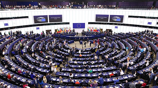 Prvn plenrn zasedn novho europarlamentu ve francouzskm trasburku (16. ervence 2024)