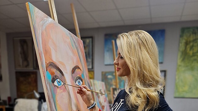 Slovensk ministryn kultury Martina imkoviov sv dla podle svch slov nejradji tvo v atelirech, kter ji inspiruj. (28. prosince 2022)