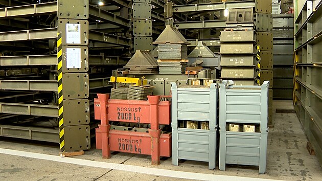 Sklad most, kolejnic a prac Sprvy sttnch hmotnch rezerv.