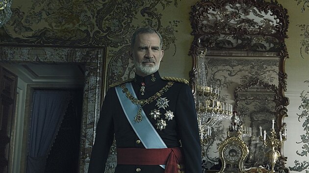 �pan�lsk� kr�l Felipe VI. na nov�m portr�tu od fotografky Annie Leibovitzov� (26. listopadu 2024)