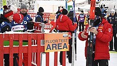 STRA�ÁK. P�i prvních závodech sezony b�c� na ly�ích v Ruce znamenaly testy na...