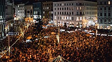 Atmosféra váno�ních trh� v Brn� (listopad 2024)