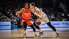Jaromír Boha�ík b�hem zápasu kvalifikace na EuroBasket s Nizozemskem.