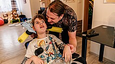 Rodi�e Káji Vitáska z Choliny na Olomoucku  z�stali doma, aby mohli o t�ce...