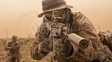 Zábr z náborového videa wagnerovc v Africe