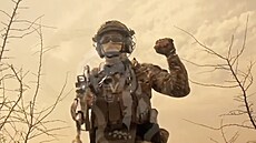 Zábr z náborového videa wagnerovc v Africe