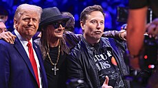 Donald Trump, Kid Rock a Elon Musk na akci UFC 309 (17. listopadu 2024)