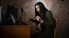 Odb�r krve v bulharské nemocnici v Sofii