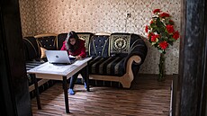 Odb�r krve v bulharské nemocnici v Sofii