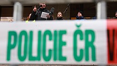 Protest za lepí pracovní a platové podmínky pro policisty i hasie, který...