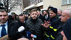 Protest za lepí pracovní a platové podmínky pro policisty i hasie, který...