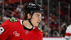 Connor Bedard v zápase proti Florid�.