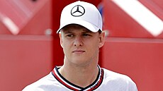 Mick Schumacher pipravený jako rezervní jezdec ped Velkou cenou Belgie.