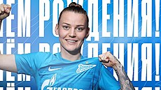 Gabriela Grzywinská p�i�la do Zenitu Petrohrad v zim� 2021, rok p�ed ruskou...