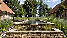 venkovská zahrada, biotop, napajedlo, dvr