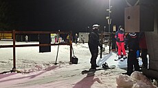 V Potkách v úterý odstartovali veerním lyováním zimní sezonu 2024 - 2025.