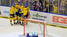 Radost z pátého gólu �eských Bud�jovic.