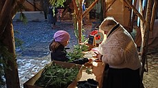 U potvrté na loketském hrad oily krunohorské vánoní zvyky. Souástí...