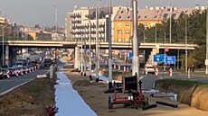 Rekonstrukci a modernizaci v�tv� olomoucké tramvajové trat� na Novou Ulici se...