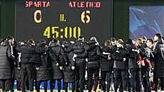 Spar�anské kole�ko po debaklu v Lize mistr� s Atlétikem.