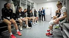 Viktor Prua chystá hráky abin Brno na euroligový zápas.