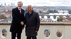 Premiér Petr Fiala se setkal se zvoleným p�edsedou Evropské rady Antóniem...