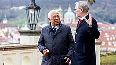 Premiér Petr Fiala se setkal se zvoleným pedsedou Evropské rady Antóniem...