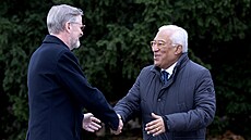 Premiér Petr Fiala se setkal se zvoleným p�edsedou Evropské rady Antóniem...