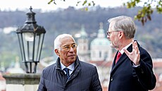Premiér Petr Fiala se setkal se zvoleným p�edsedou Evropské rady Antóniem...