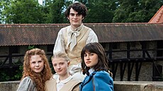 Josef Trojan, Sára ernochová, Josefína Marková a Dorota lajerová v pohádce...