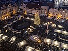V Praze zaaly adventn trhy. (30. listopadu 2024)