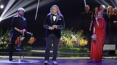 Bára Basiková a Kamil Stihavka na pedávání cen eský slavík 2024.  (29....