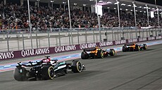 Momentka ze sprintu F1 v Kataru.