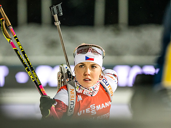 Tereza Voborníková p�i sprintu v Konriolahti,