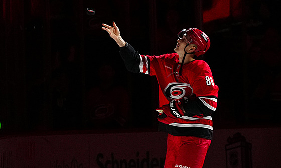 Martin Neas z Caroliny s po utkání s Coloradem.