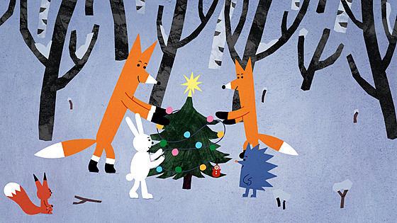 Z filmu Zví�átka a Vánoce