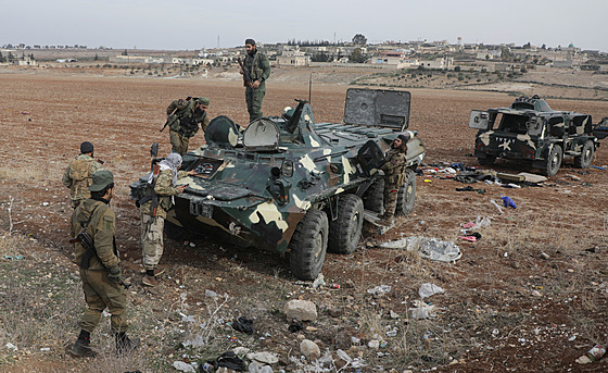 Rebelové v klí�ovém m�st� Homs v Sýrii (7. prosince 2024)