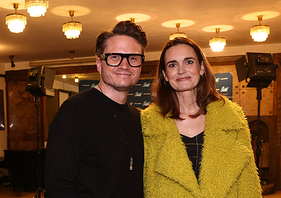 Ondej Gregor Brzobohatý a Daniela Brzobohatá na premiée tetí ady minisérie...