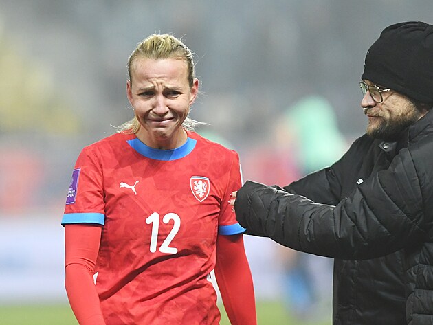 Teplice, 3.12. 2024, fotbal �esko Portugalsko bar� o ME �eny. Kl�ra Cahynov�...