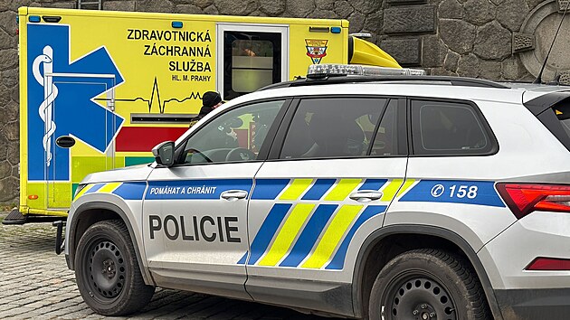 Záchrana z Vltavy na praské náplavce. (1. prosince 2024)